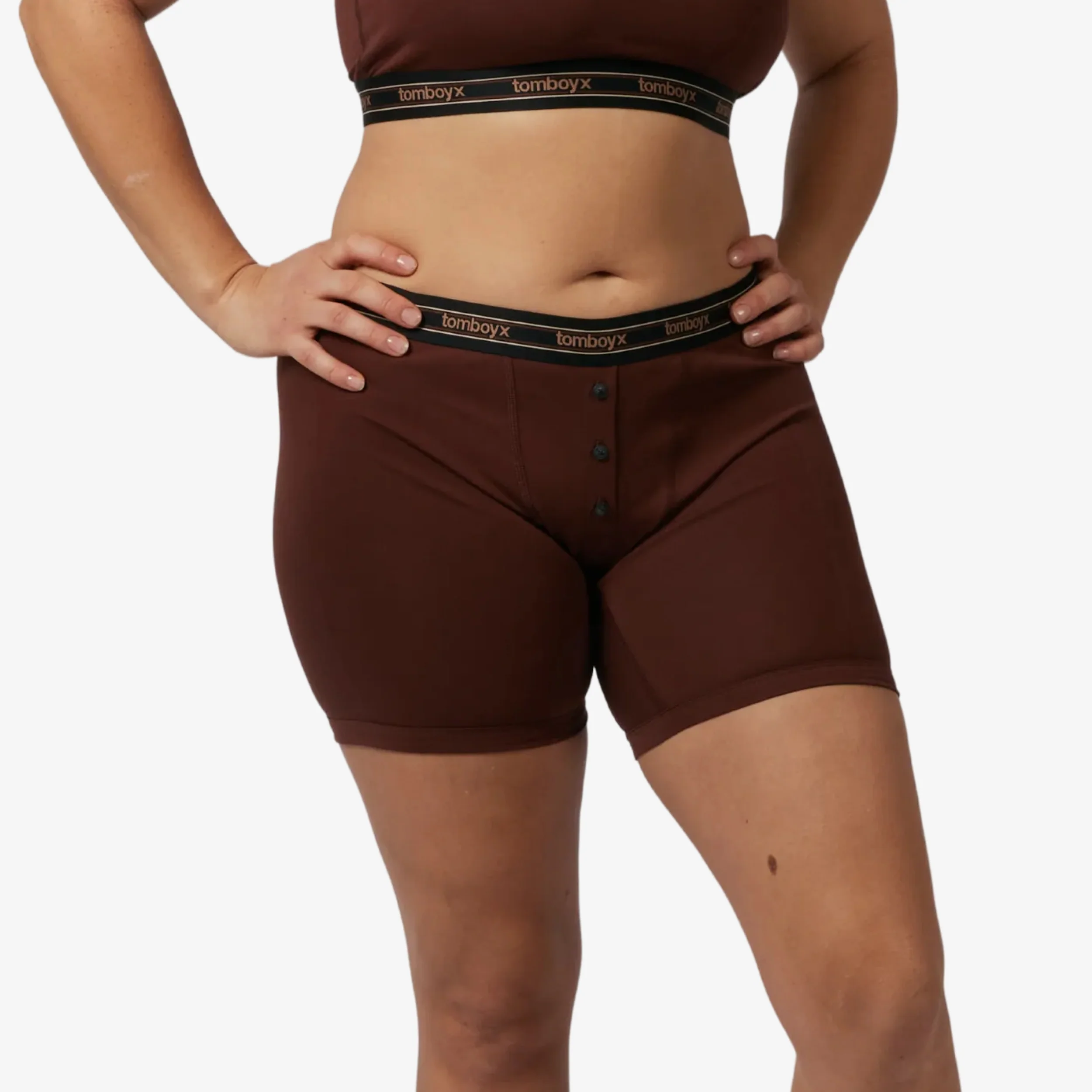 6" Fly Boxer Briefs - Chocolate Fondant - Image 3