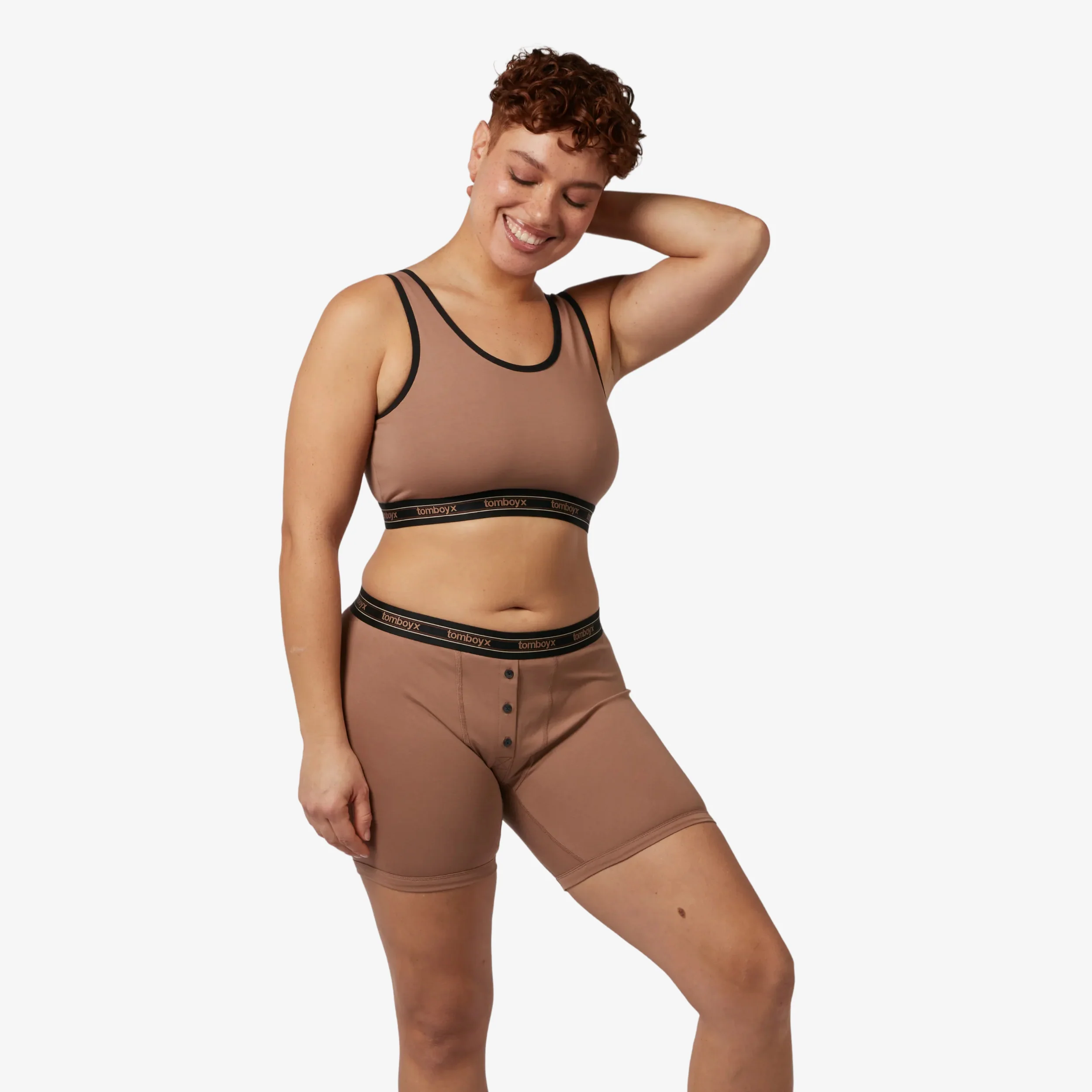 6" Fly Boxer Briefs - Chocolate Malt - Image 3