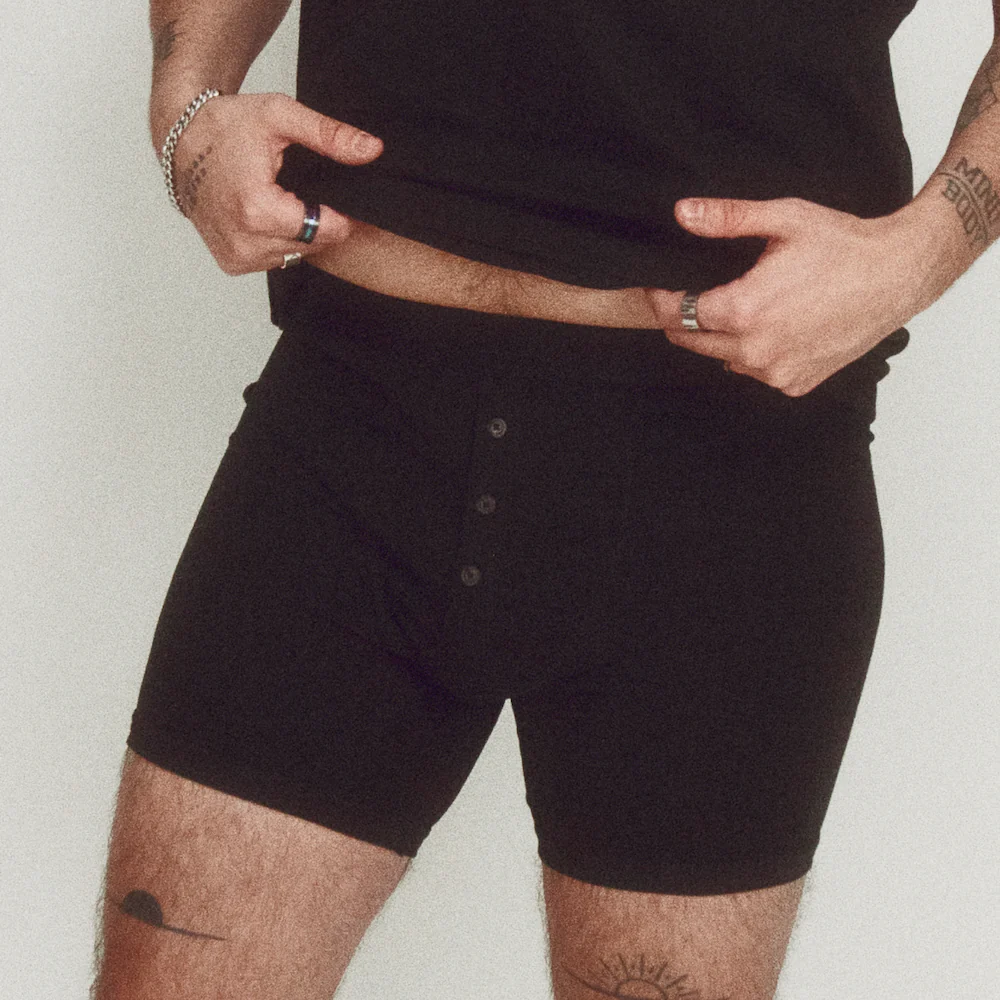 6" Fly Packing Boxer Briefs - X= Black - Image 3