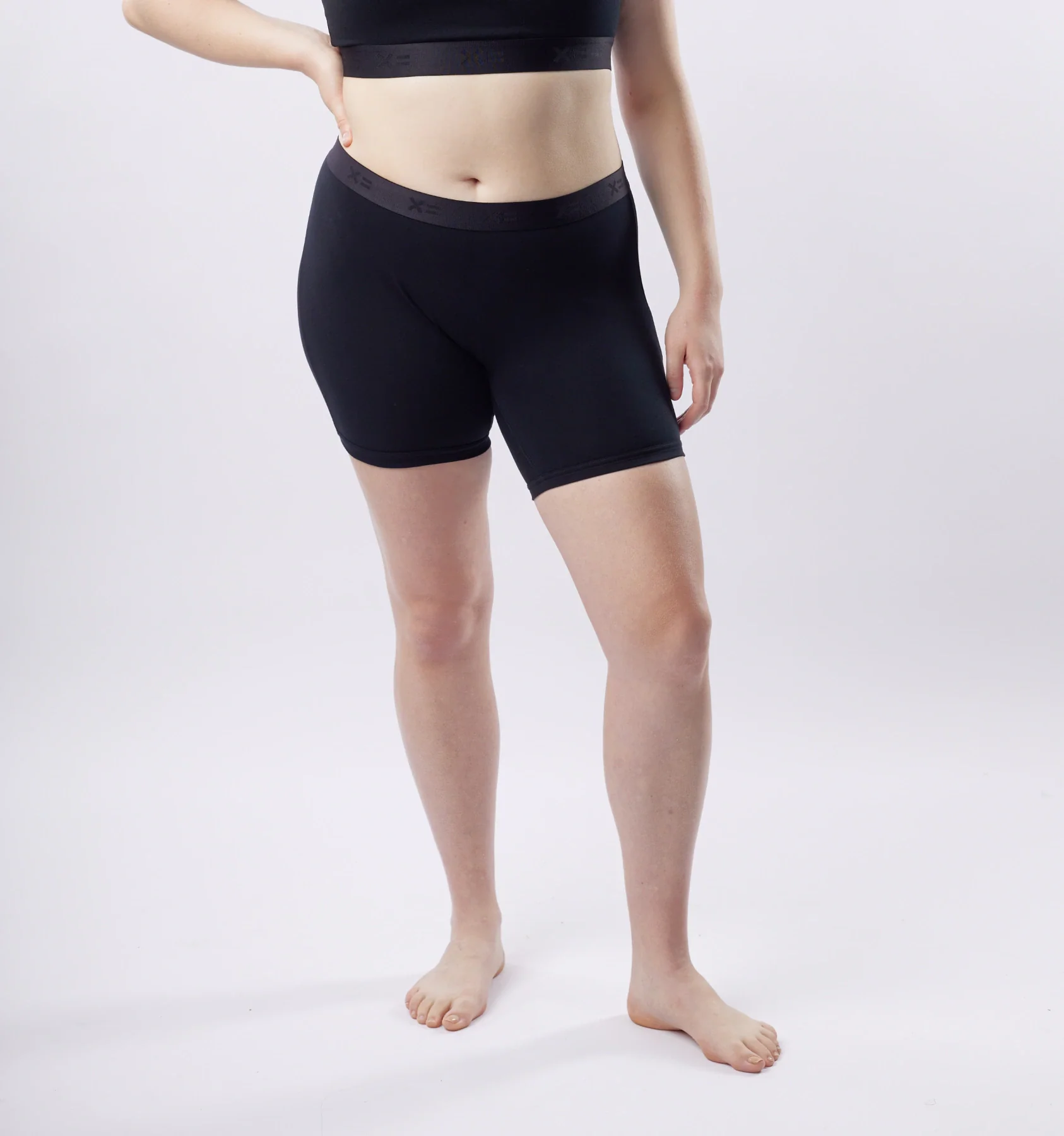 6" No Fly Boxer Briefs - X= Black - Image 3