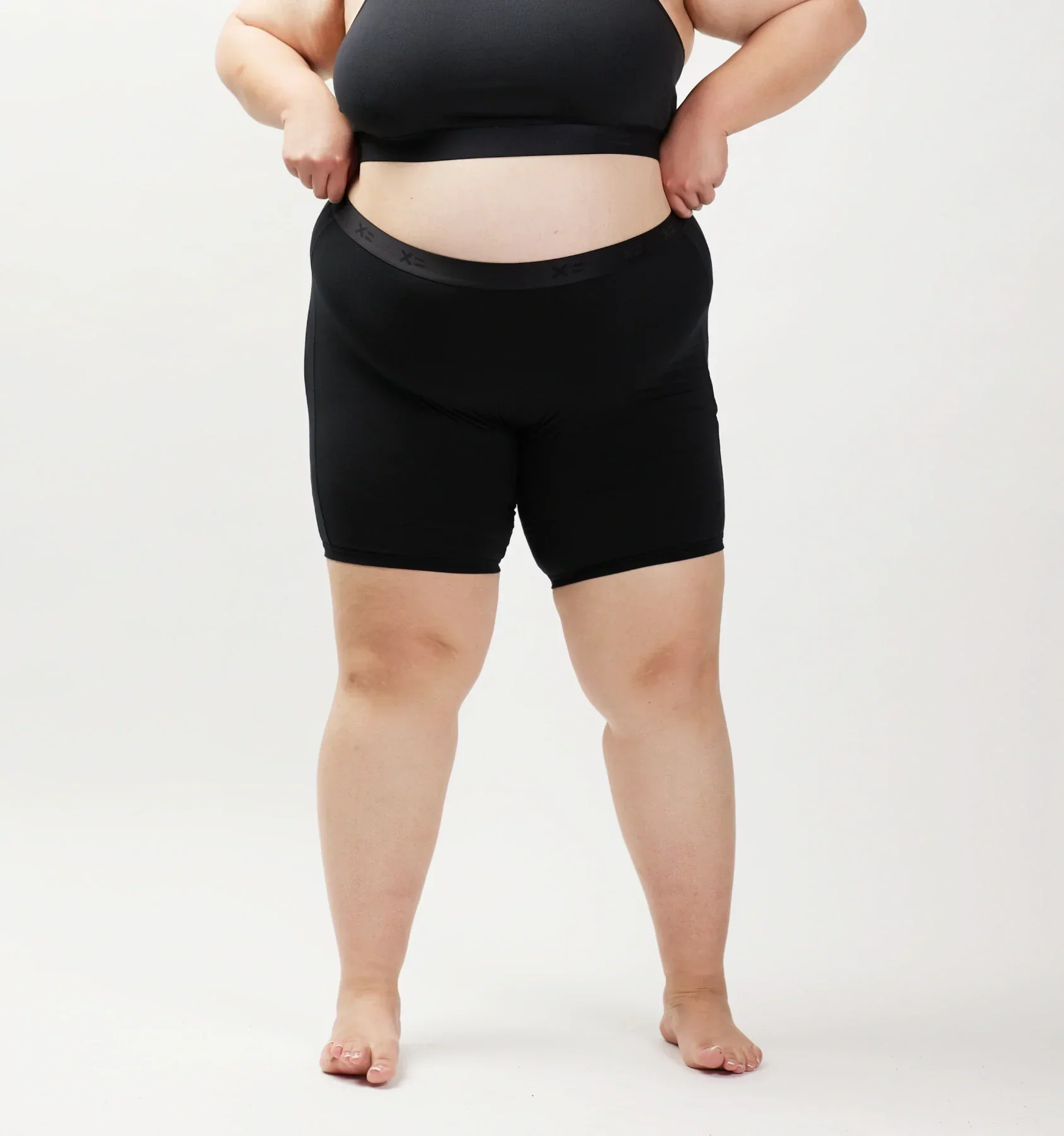 9" Boxer Briefs - Charcoal Logo - Image 4