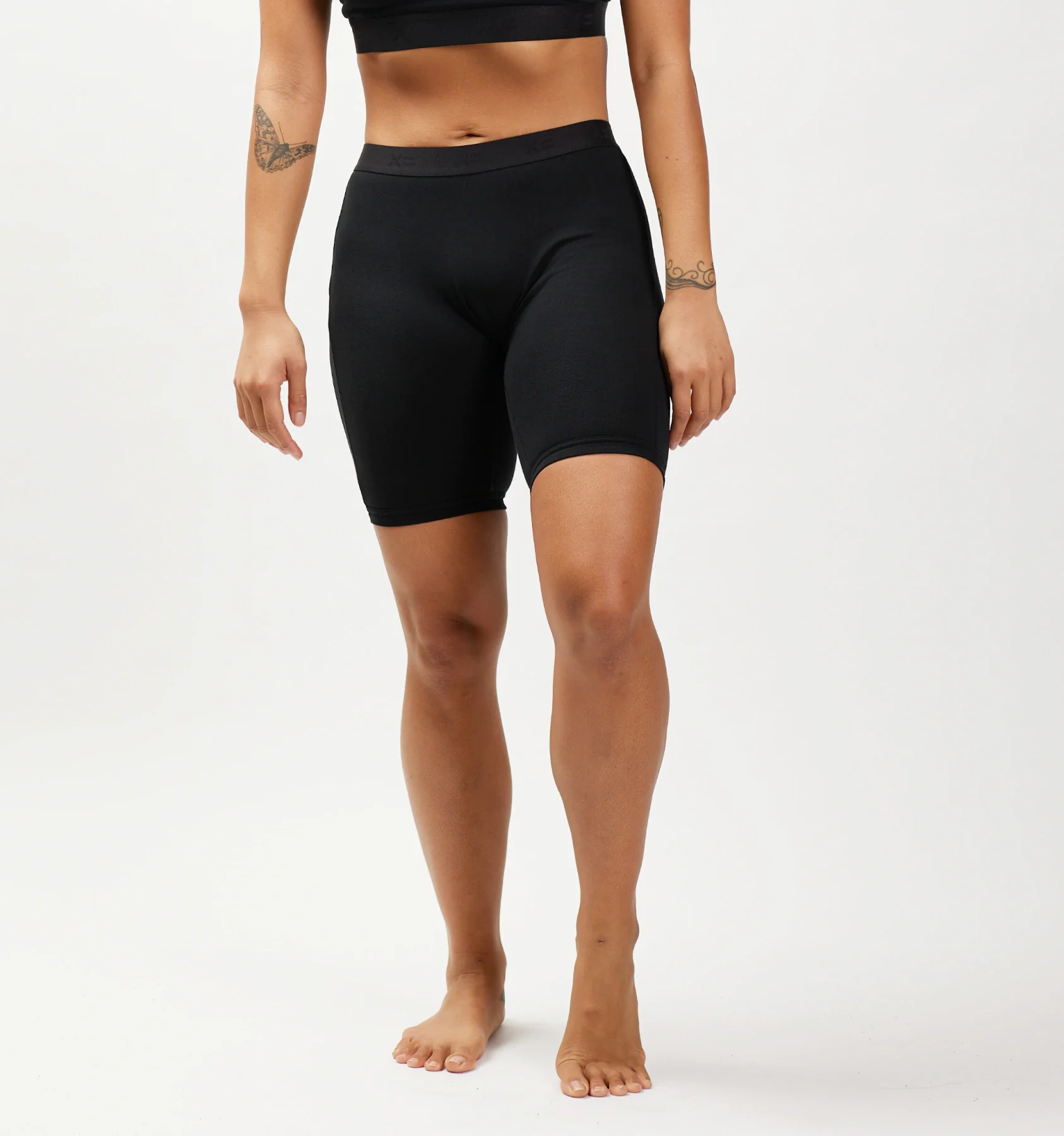 9" Boxer Briefs - Black Rainbow Logo - Image 4