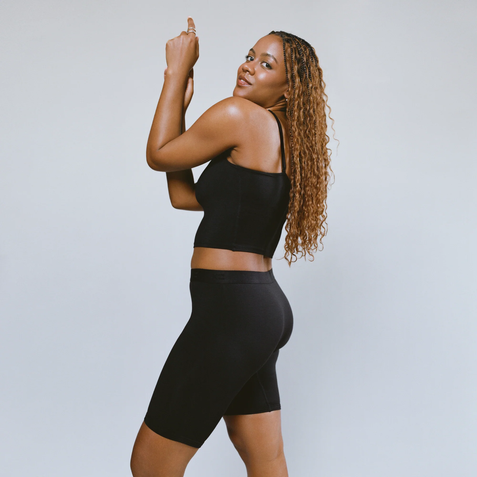 9" Boxer Briefs - X= Black - Image 3