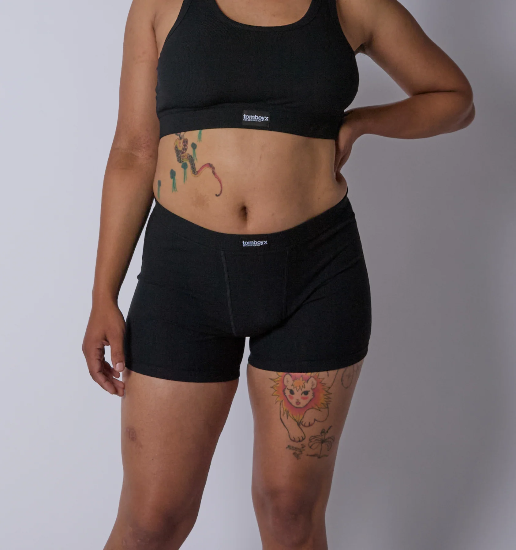 Bamboo Rib 4.5" Trunks - Taupe - Image 3