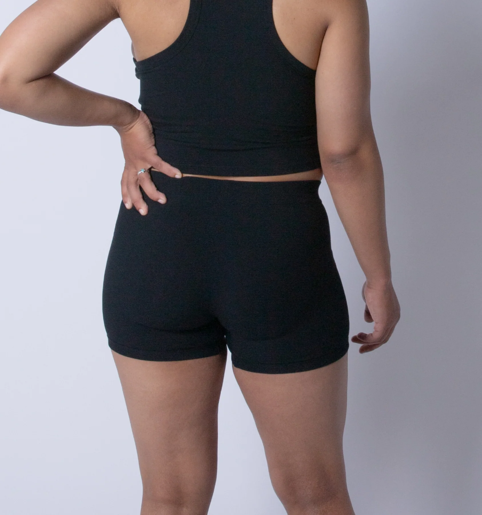 Bamboo Rib 4.5" Trunks - Taupe - Image 4