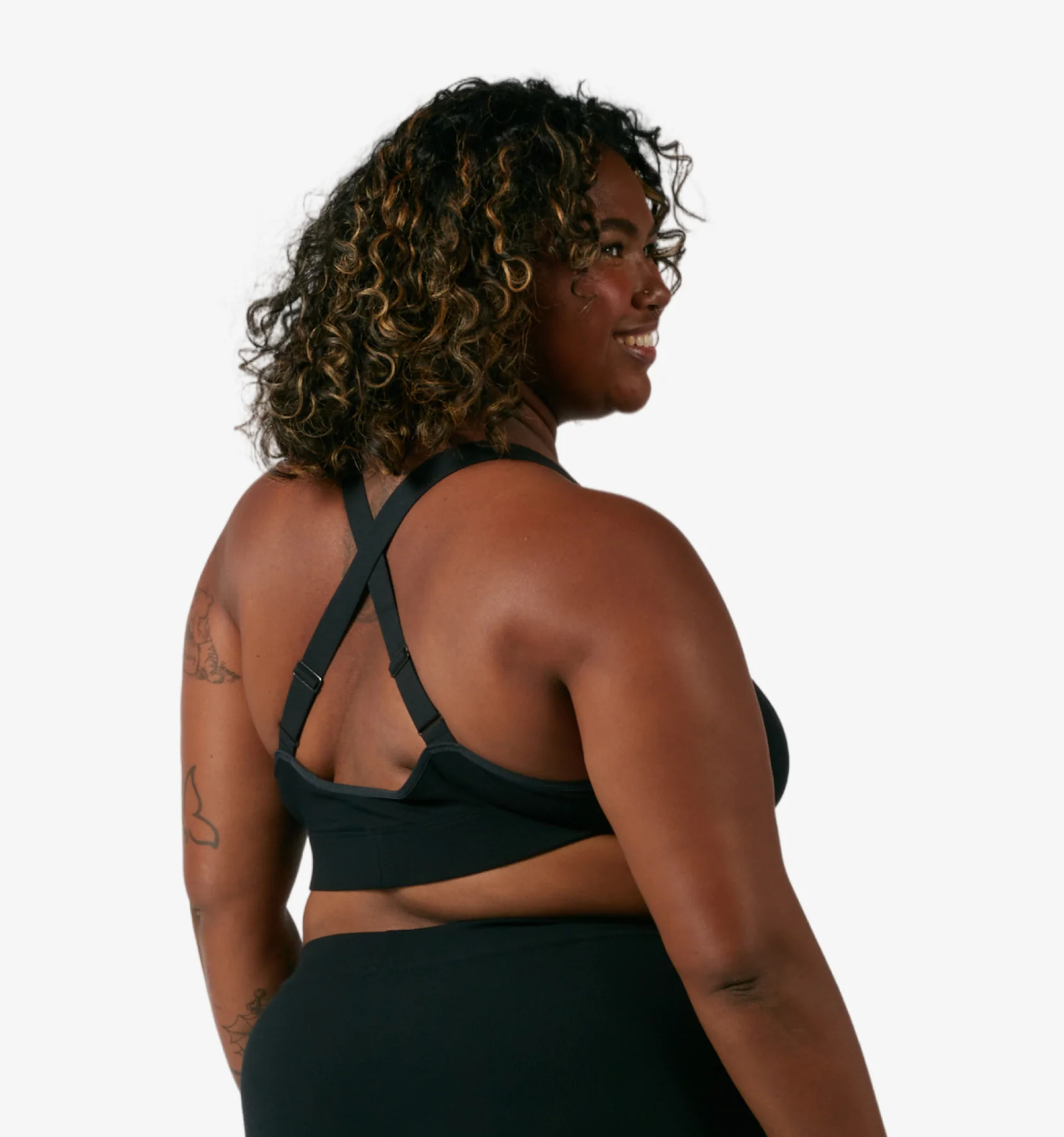 Bamboo Rib Lounge Bralette - Taupe - Image 7