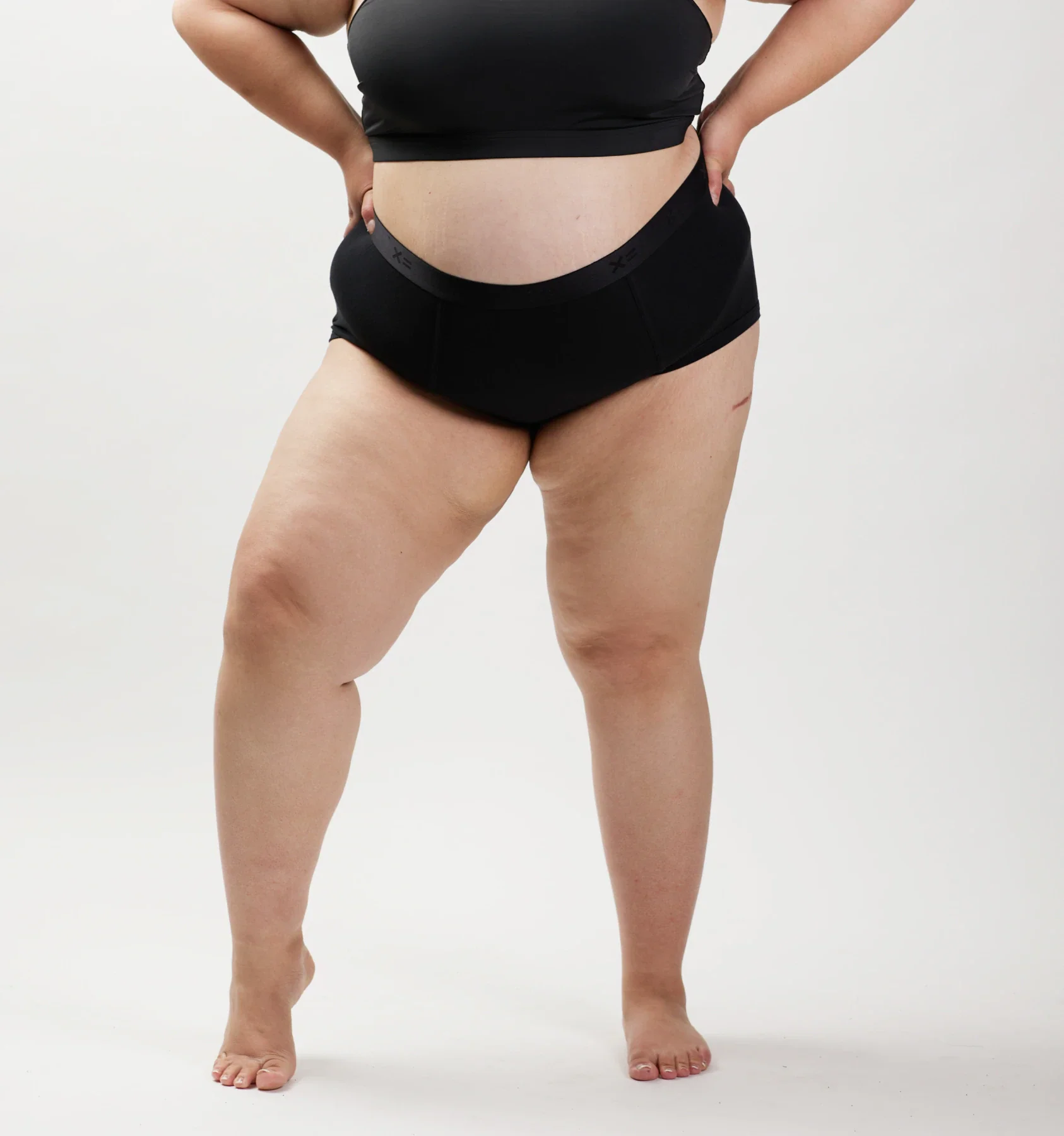 Boy Shorts - X= Black - Image 3