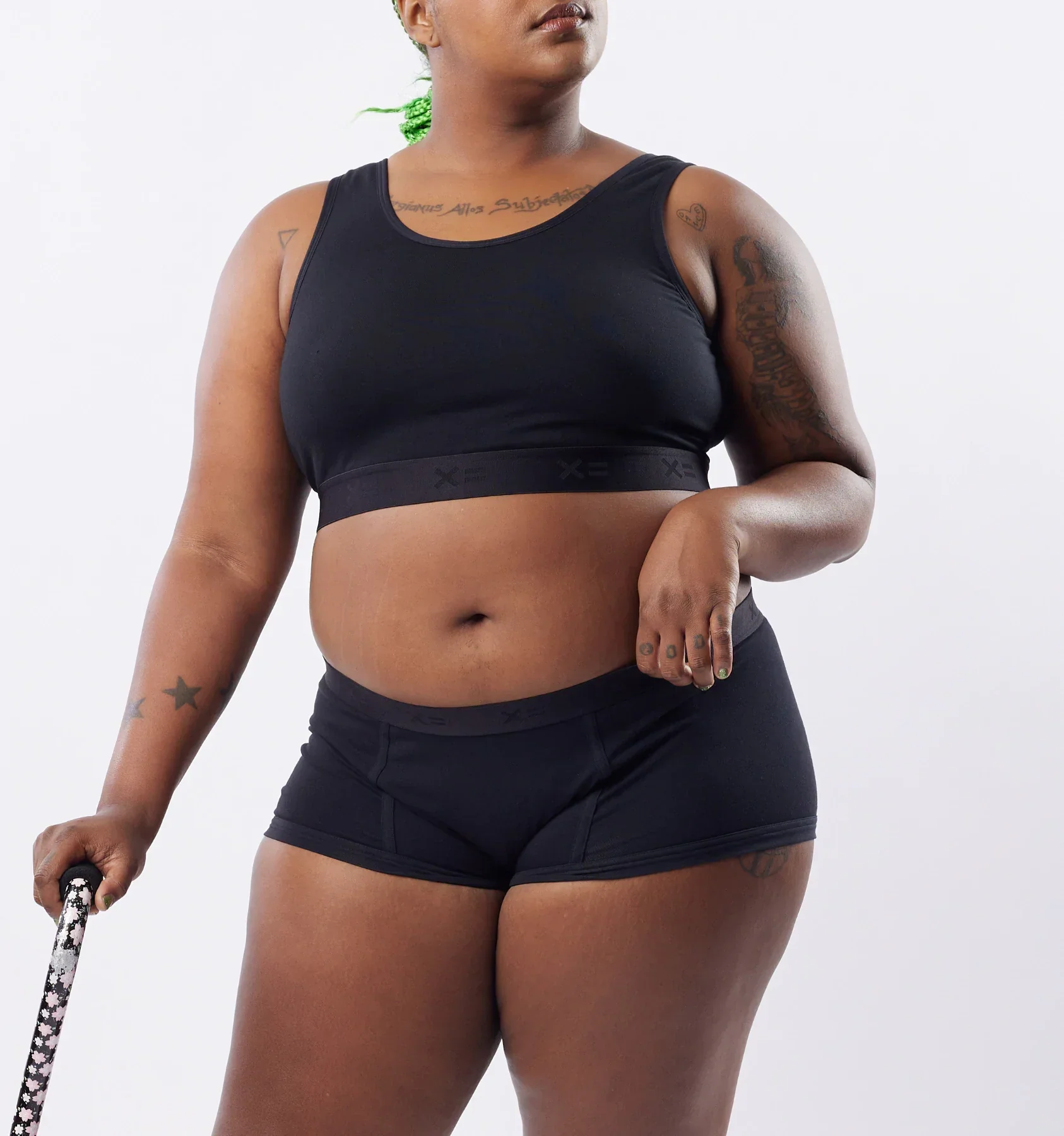 Essentials Soft Bra - Black Logo - Image 5