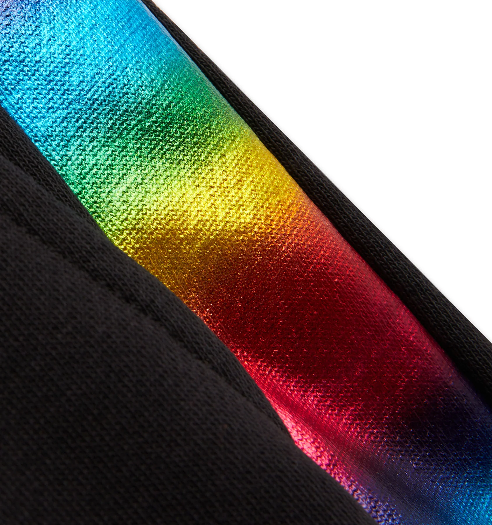 French Terry Jogger - Metallic Rainbow - Image 3