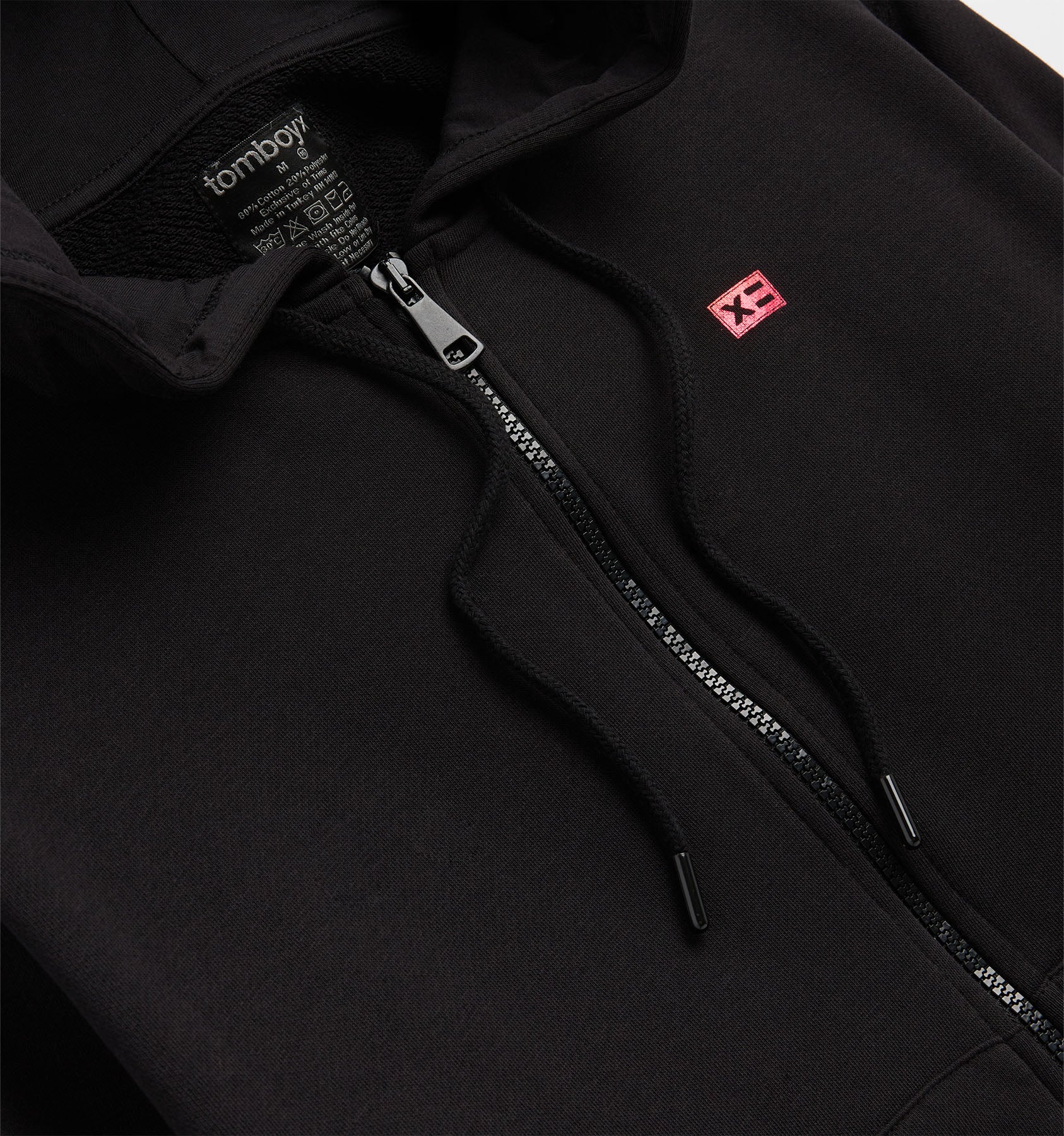 French Terry Zip Up Hoodie - Metallic Rainbow - Image 3