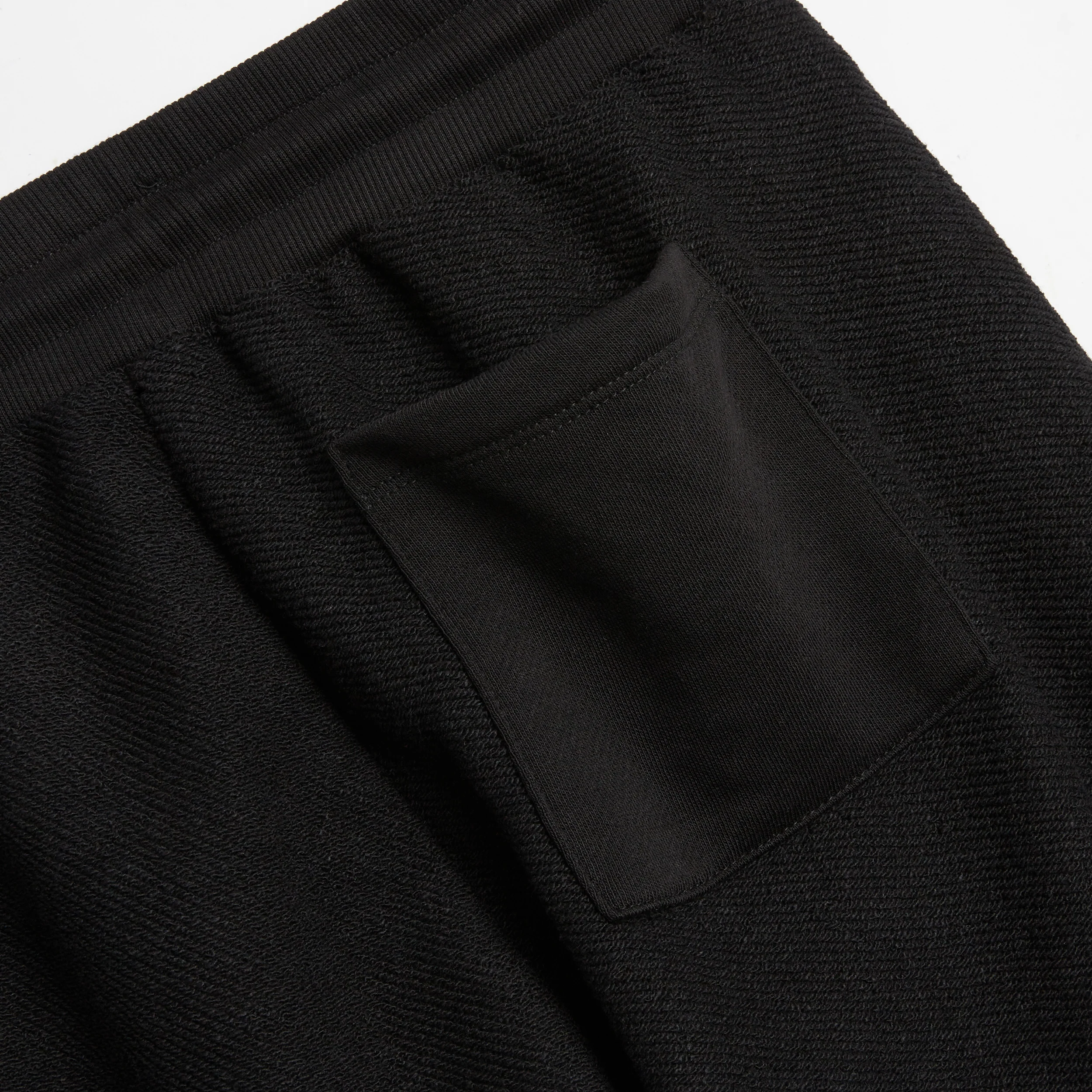 Inside Out French Terry Jogger - Black - Image 7