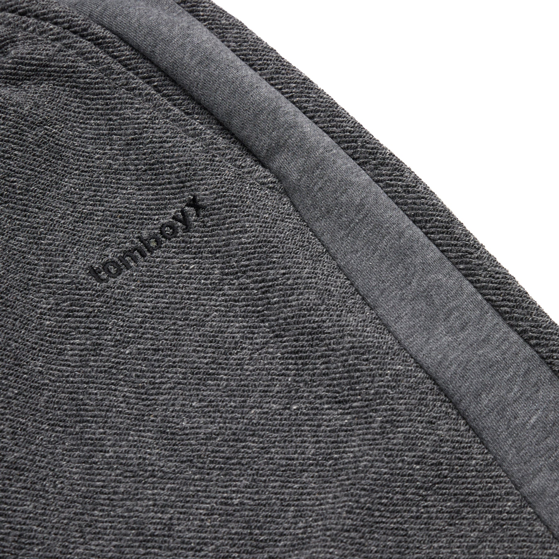 Inside Out French Terry Jogger - Heather Grey - Image 3