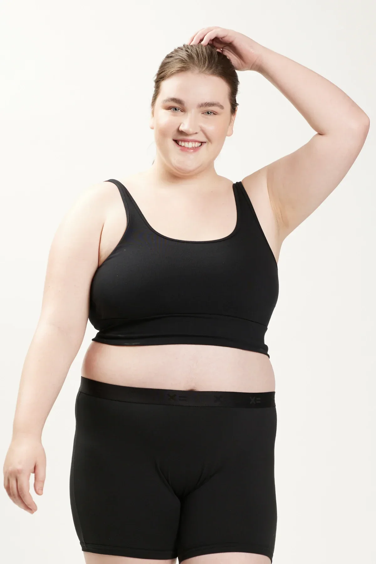 Longline Scoop Bra - White - Image 5