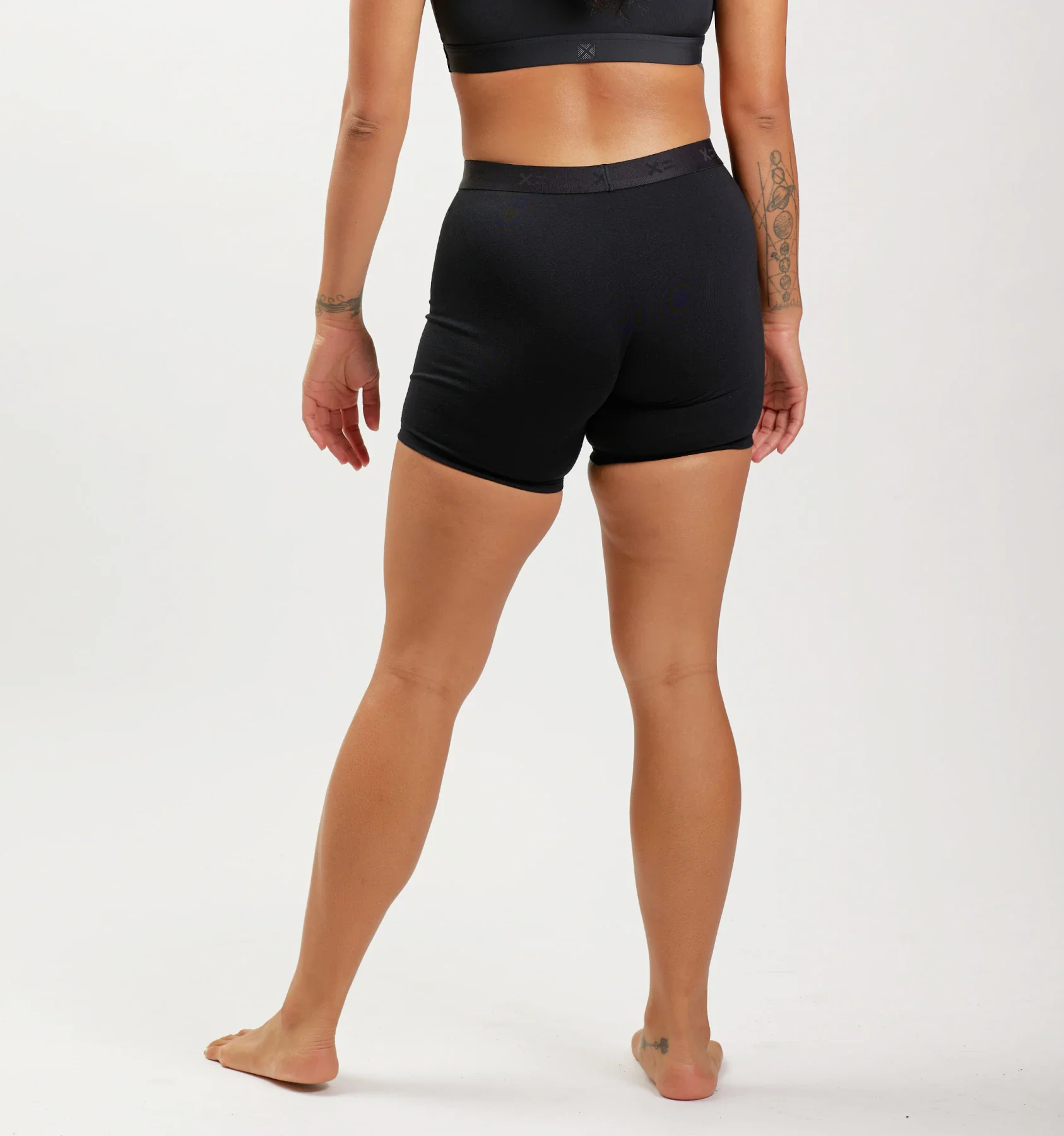 6" Fly Boxer Briefs 3-Pack - Cotton X= Black - Image 3