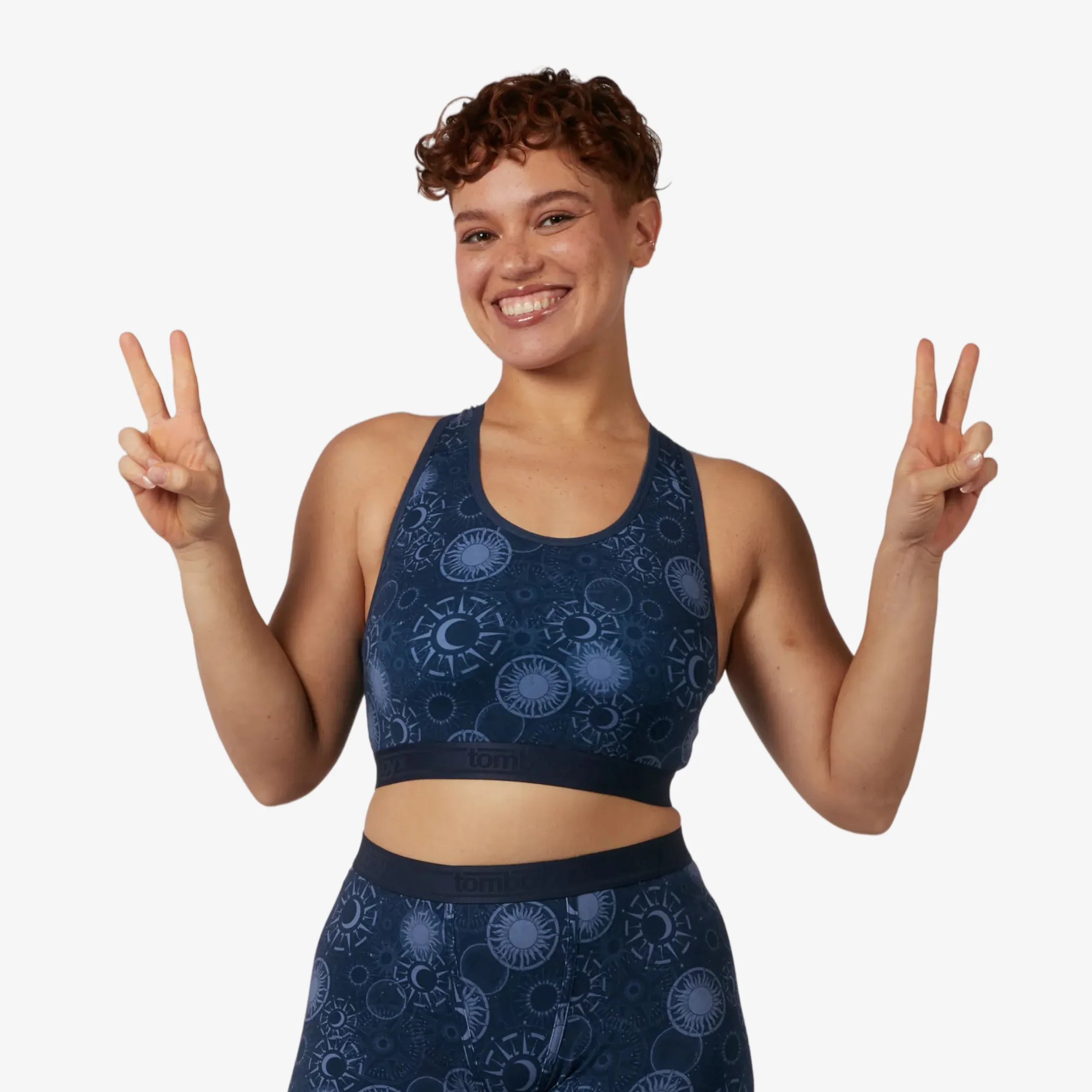 Racerback Soft Bra - Celestial Compass - Image 4