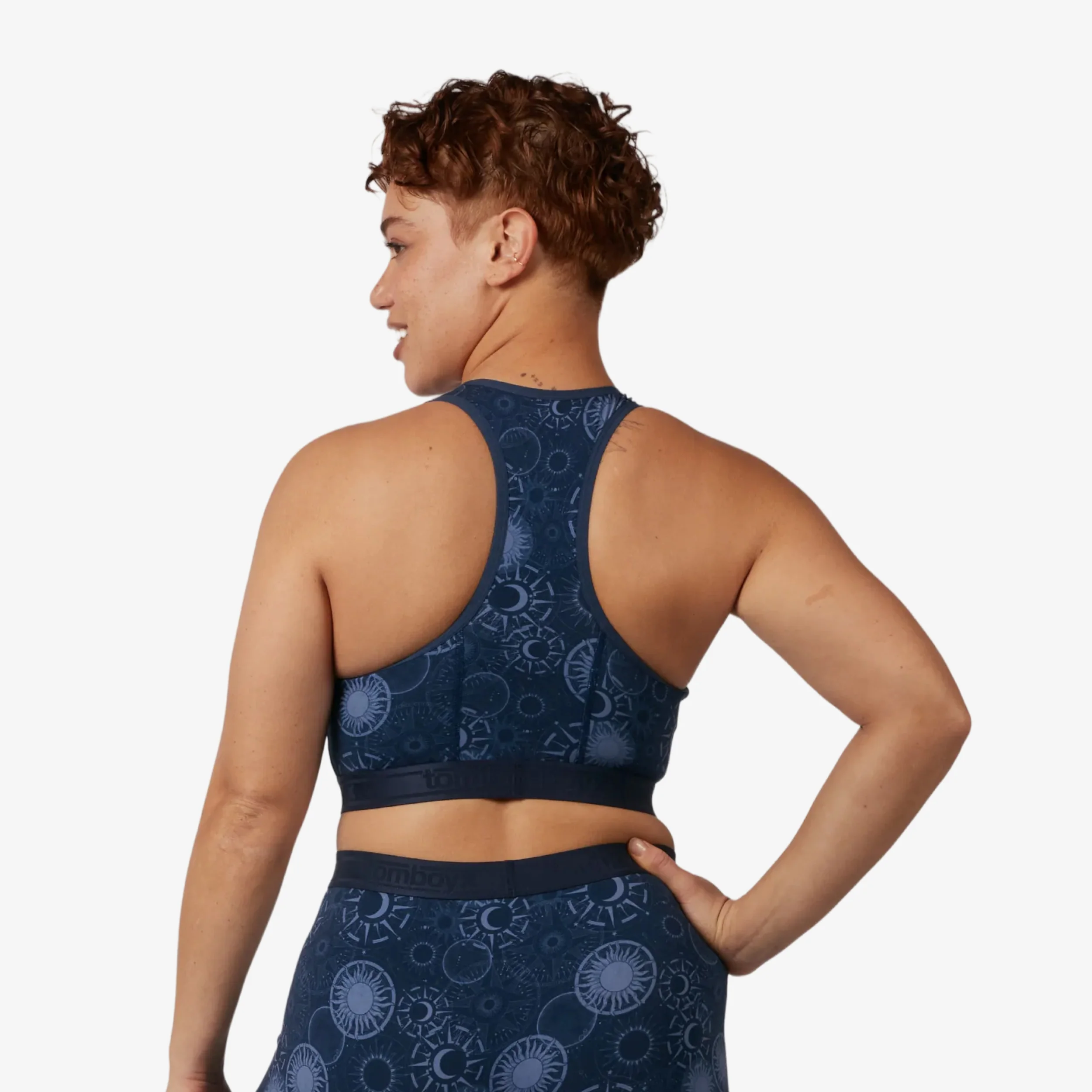 Racerback Soft Bra - Celestial Compass - Image 5