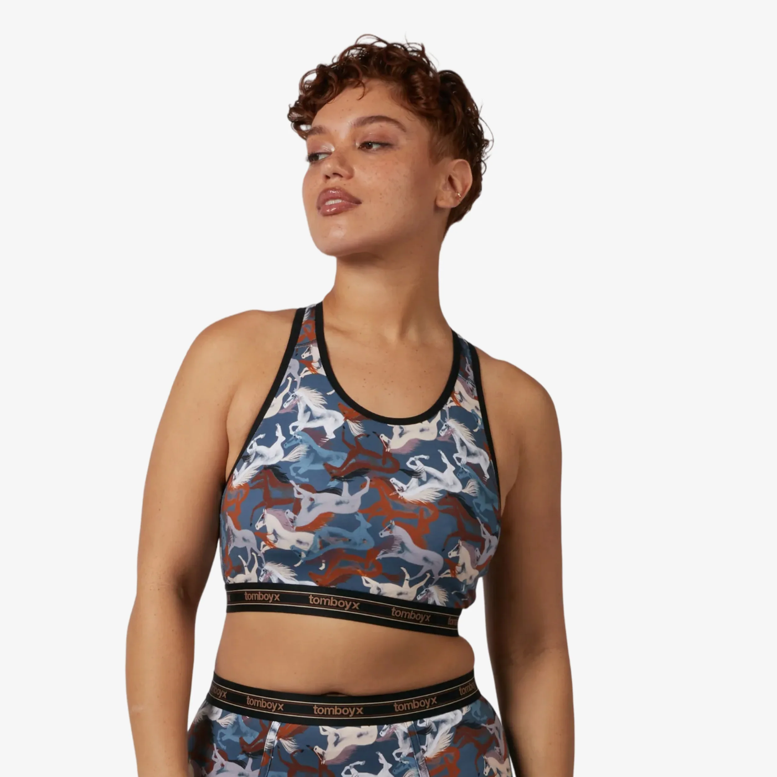 Racerback Soft Bra - Lucky Horses - Image 4