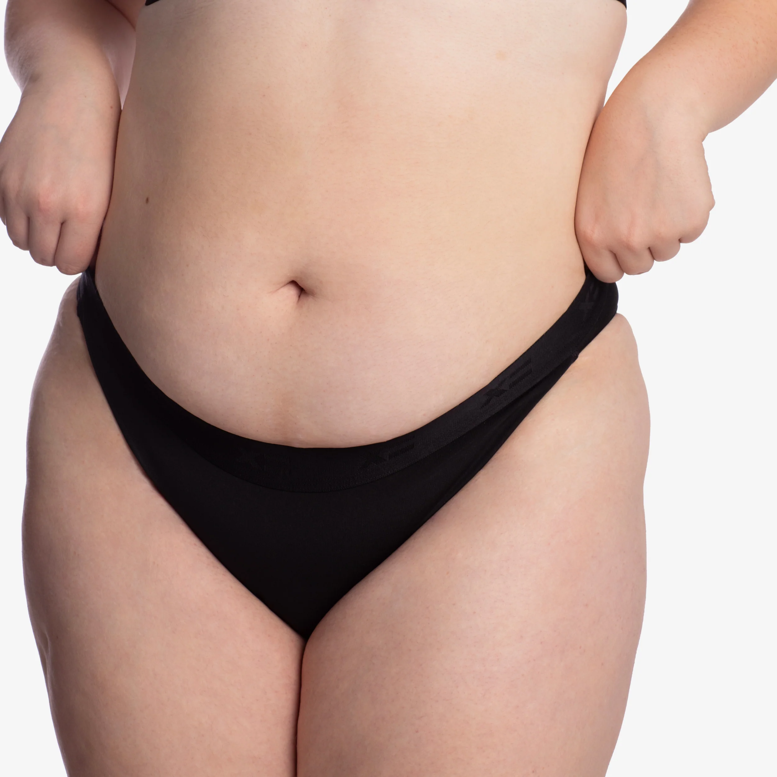 SmoothTuck Tucking Hi Leg Bikini - Black - Image 3