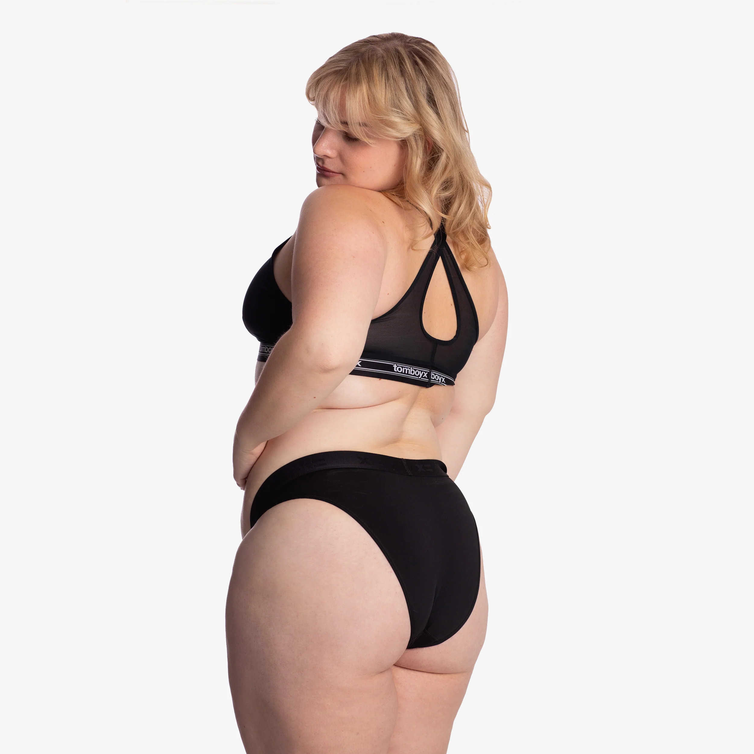 SmoothTuck Tucking Hi Leg Bikini - Black - Image 4