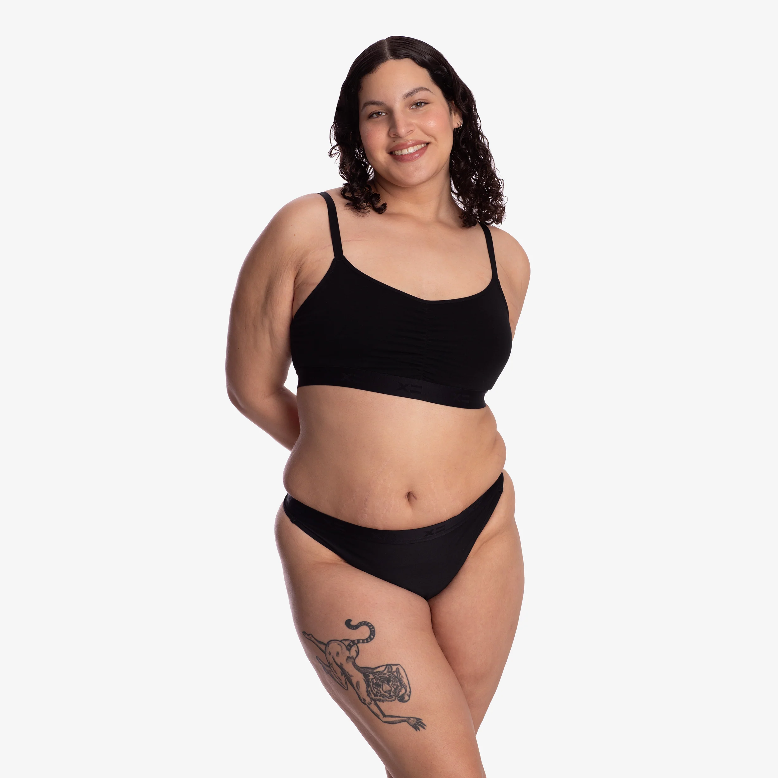 SmoothTuck Tucking Thong - Black - Image 5