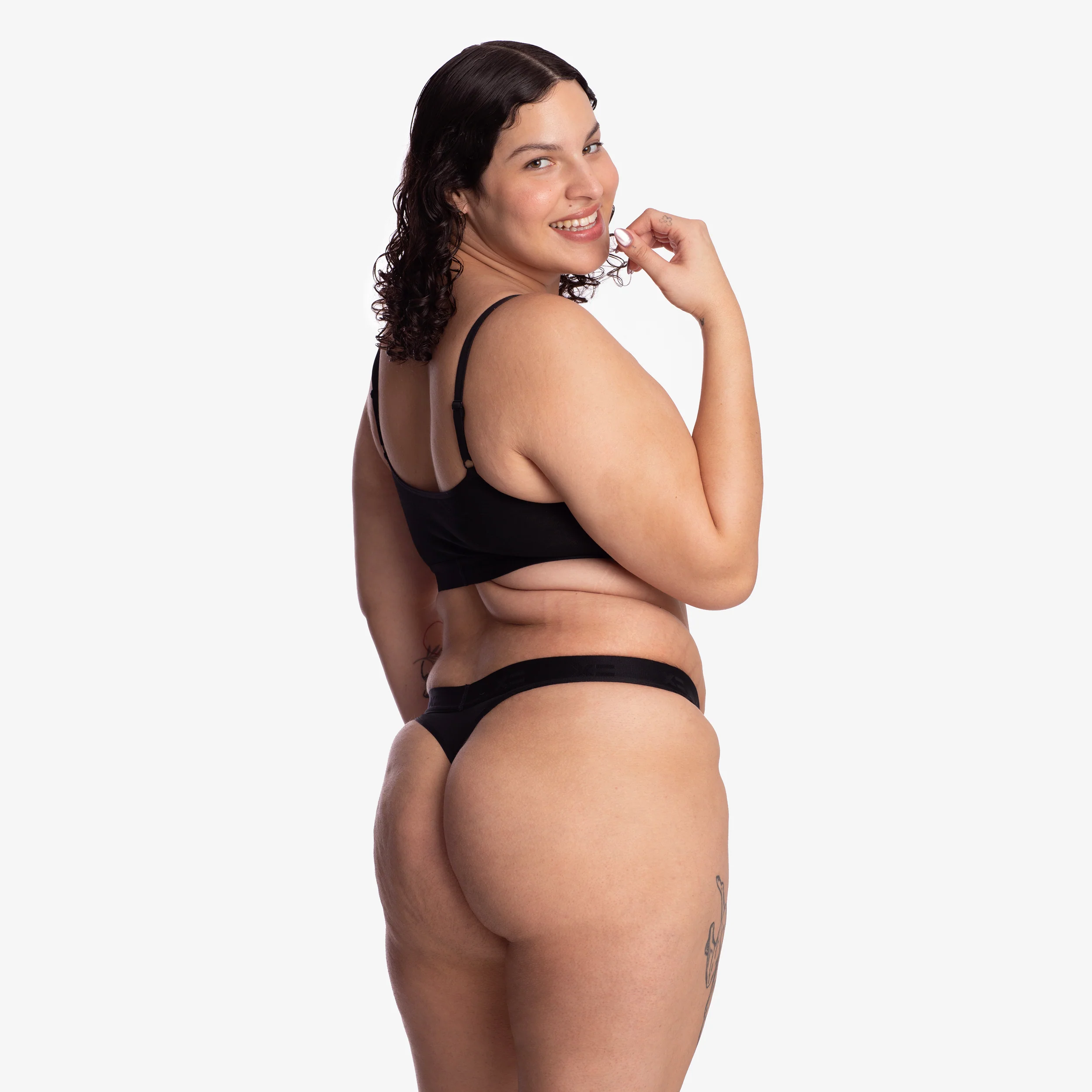 SmoothTuck Tucking Thong - Black - Image 6