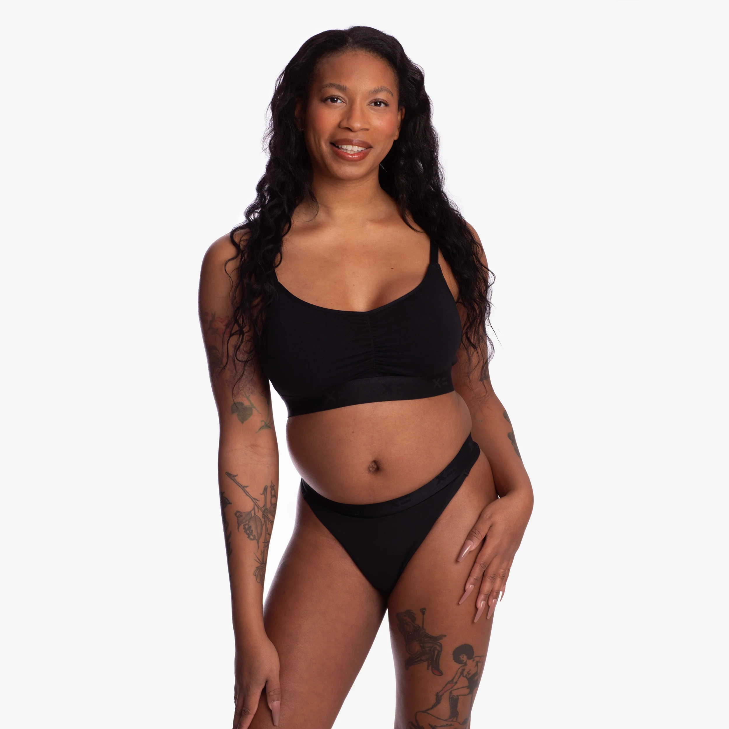 SmoothTuck Tucking Thong - Black - Image 7