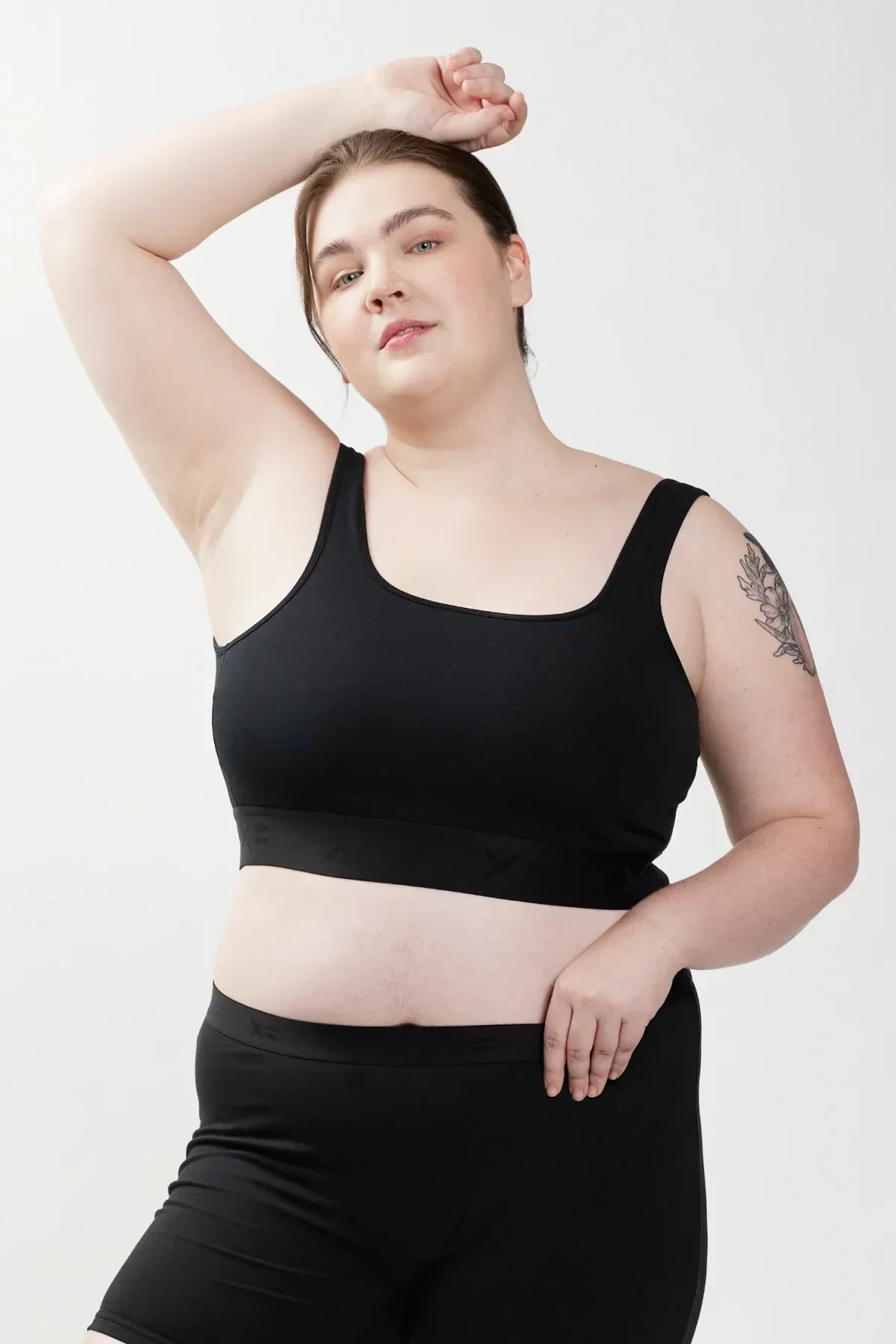 Straight Up Soft Bra - Black X= Rainbow - Image 5