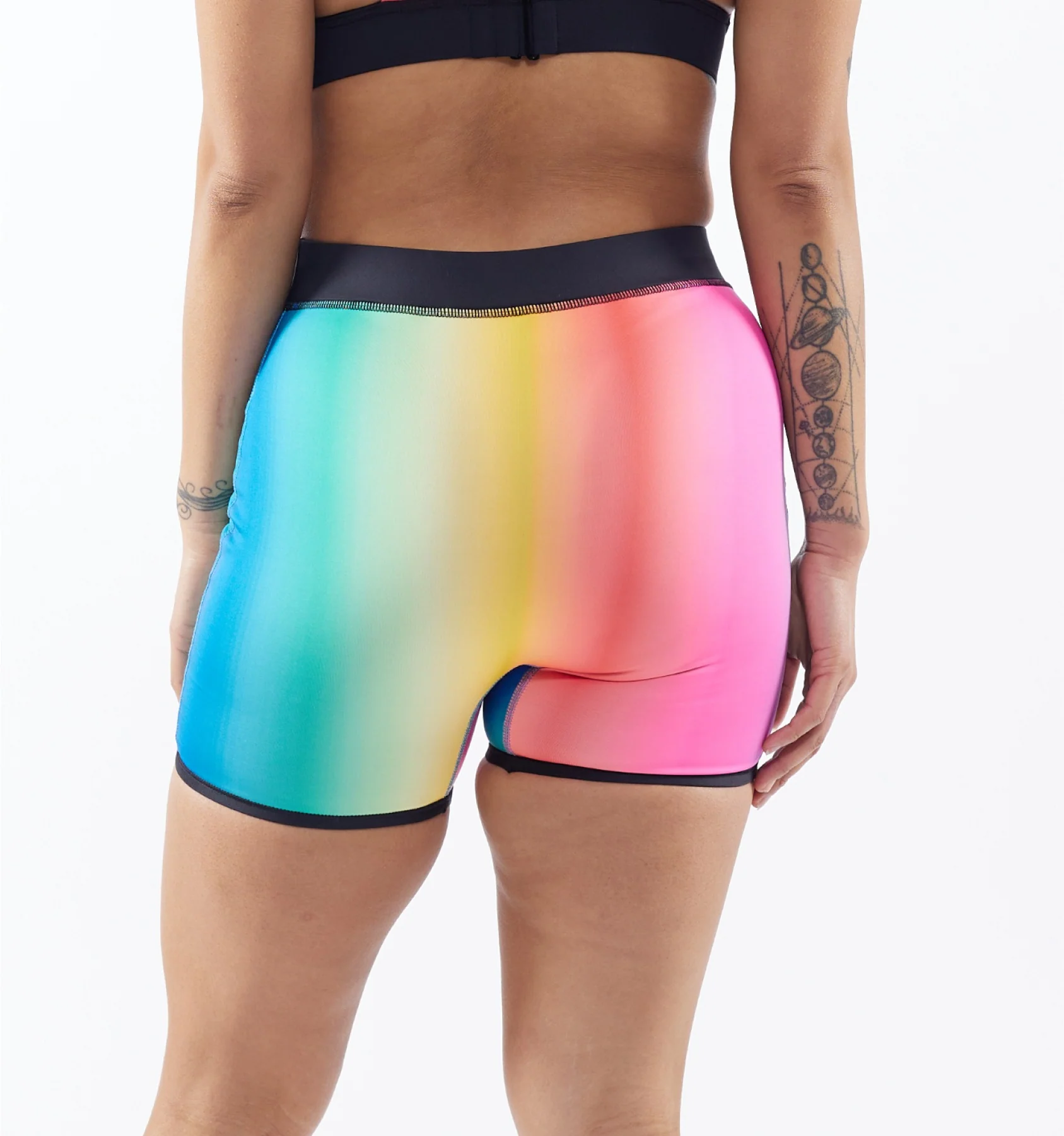 Swim 4.5" Reversible Short - Melting Rainbow - Image 5