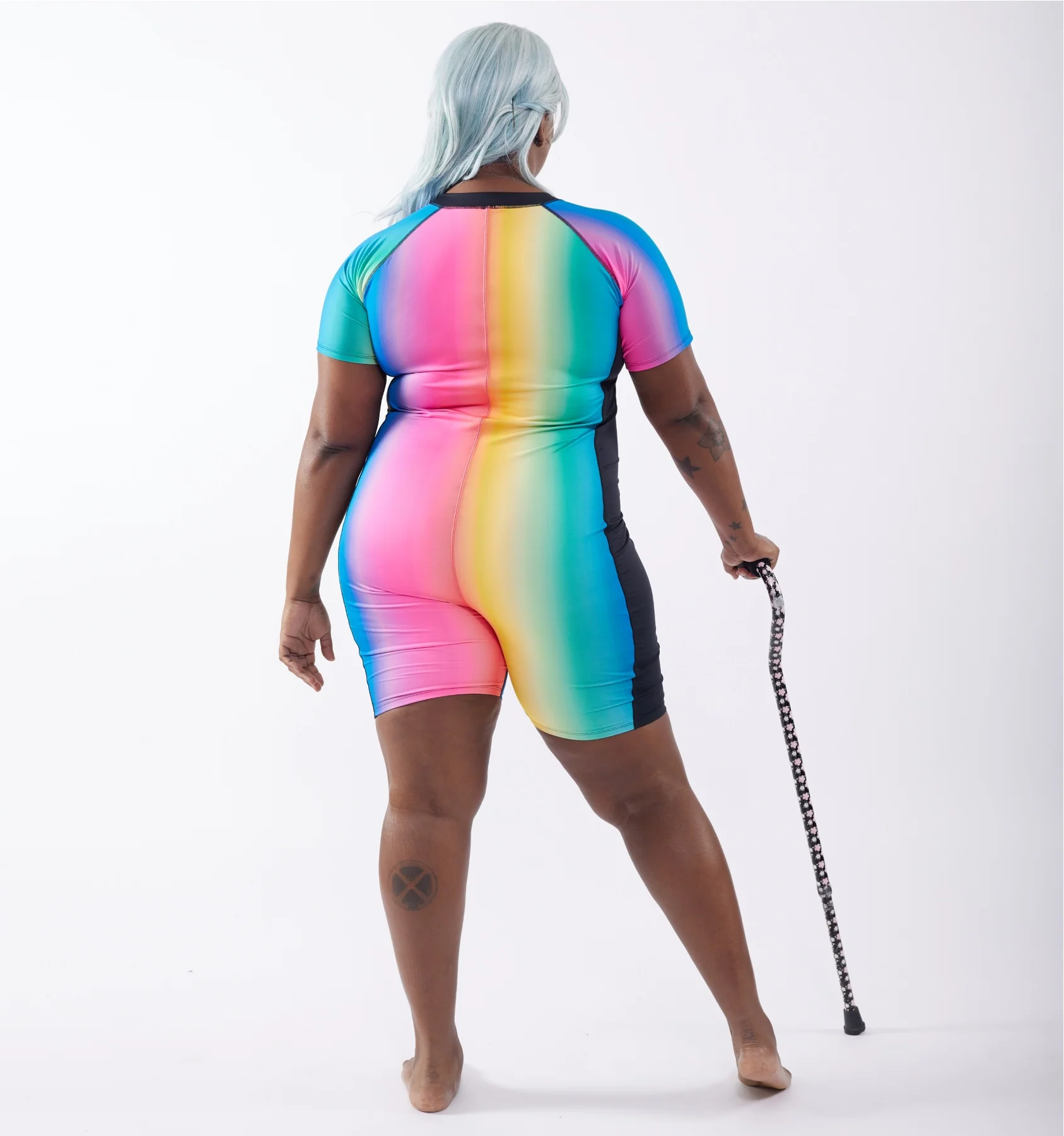 Swim 6" Unisuit - Melting Rainbow - Image 4