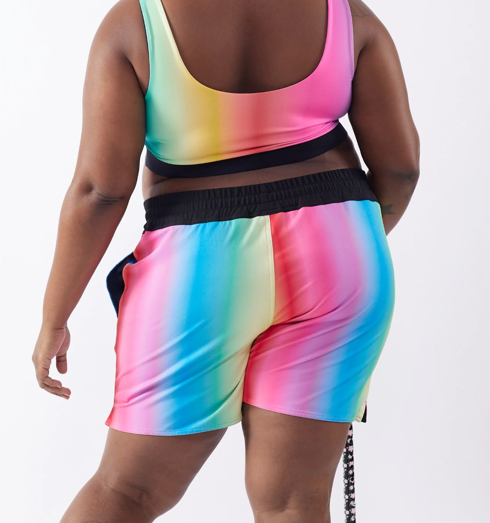 Swim 5" Reversible Board Short - Melting Rainbow - Image 6