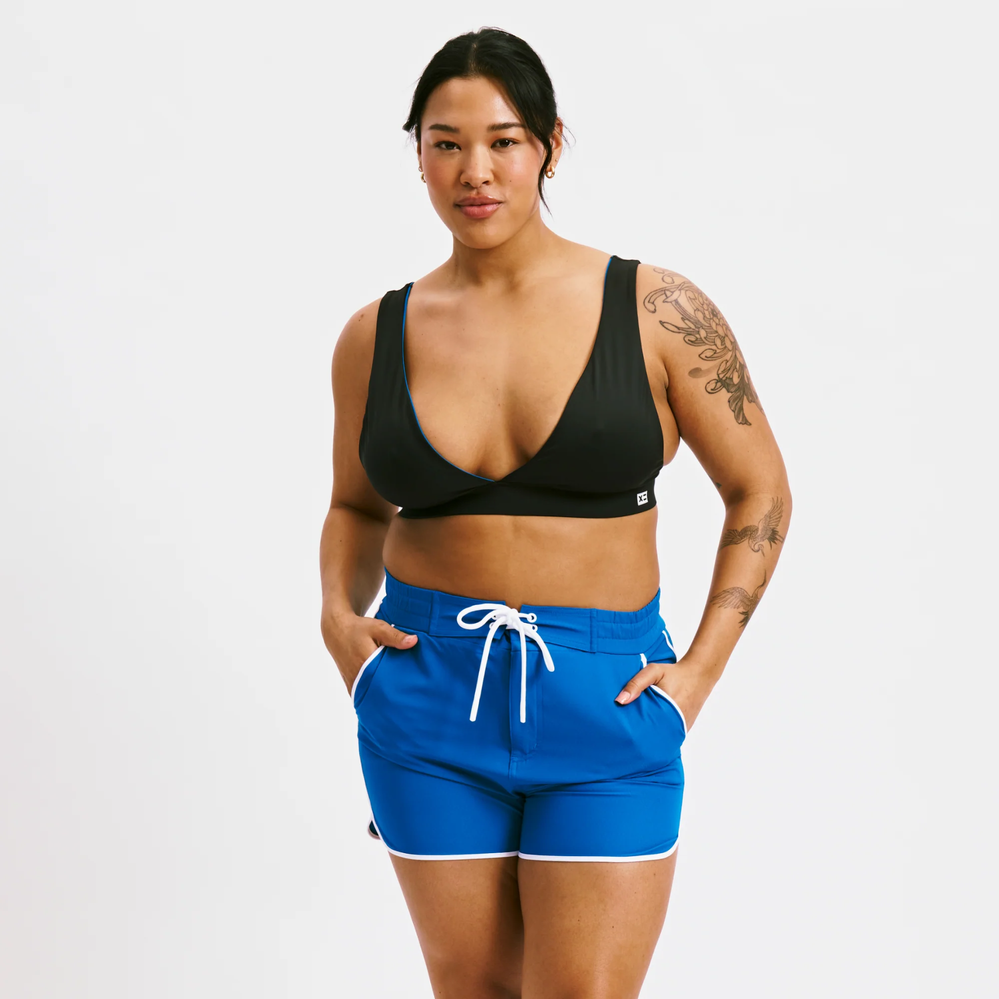 Swim Reversible Plunge Top - Making Waves - Image 4