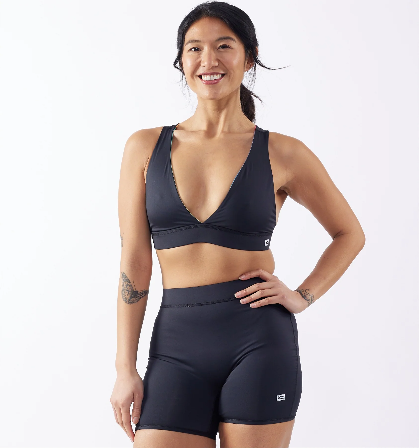 Swim Reversible Plunge Top - Melting Rainbow - Image 4