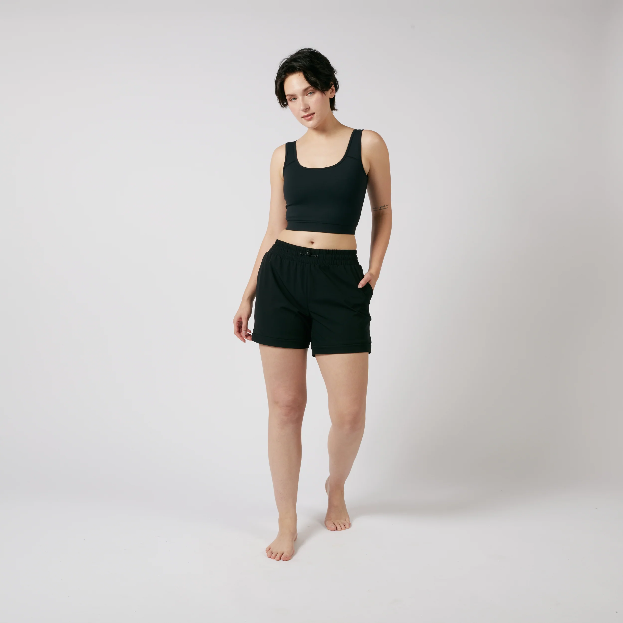 Zip-Off Running Jogger - Black - Image 10