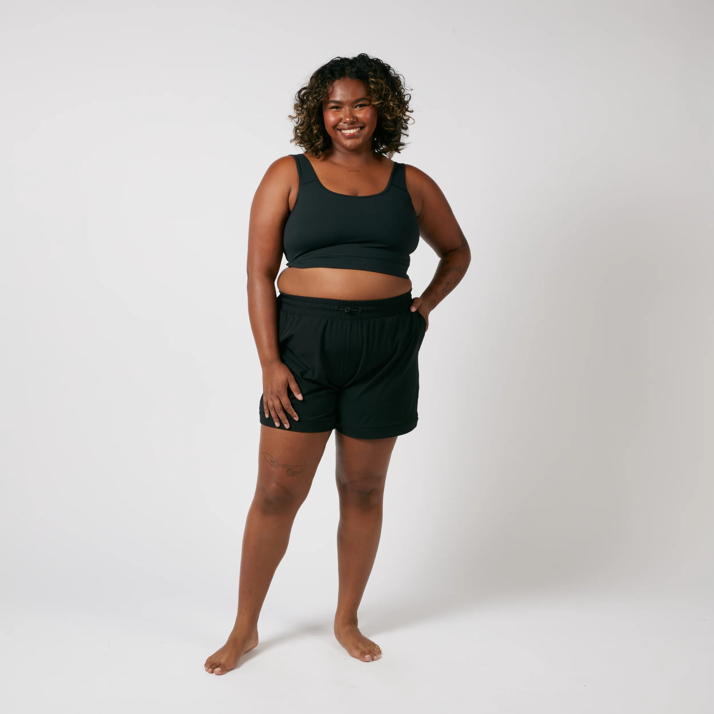 Zip-Off Running Jogger - Black - Image 6