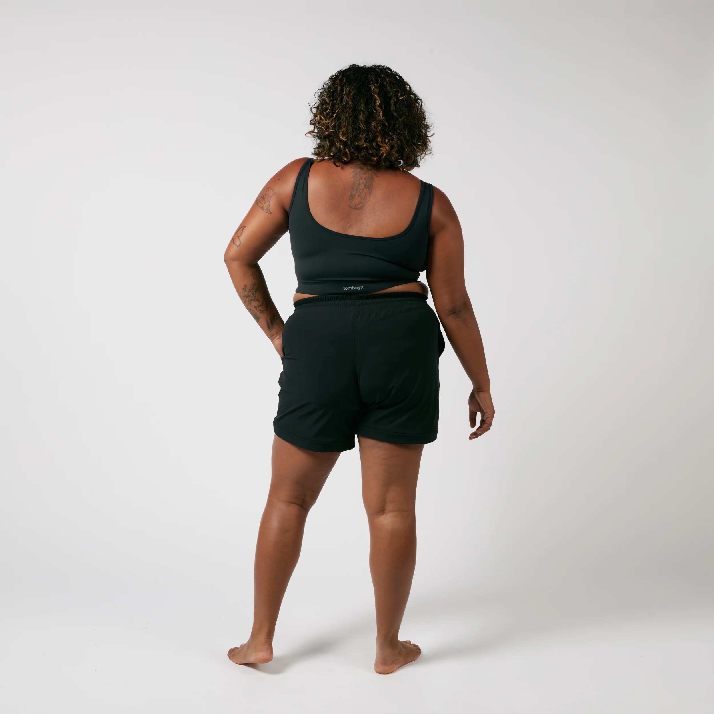 Zip-Off Running Jogger - Black - Image 7